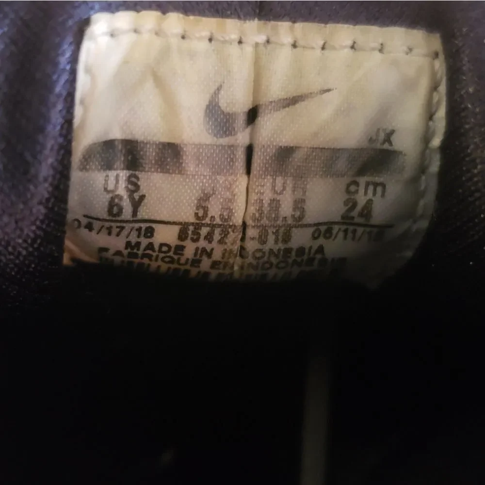 Nike Air Huarache Black Sz 6Y - Picture 10 of 10